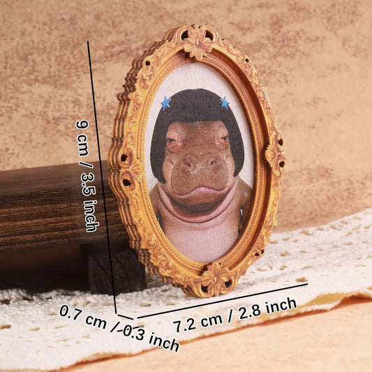 1PC Fun Hippos Magnetic Fridge Magnet, Cute Animal Design, Perfect for Living Room, Bedroom, Kitchen & Home Decor, Ideal Holiday Gift Idea, Cute Fridge Magnets #GLOBAL PICKS