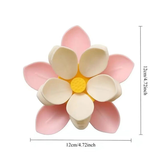3D Lotus Magnetic Seal Clips Set of 10, Dual Layer Petal Design, Strong Magnetic Hold, Kitchen Moisture Proof, Snack Bag Sealer, File Folder, Refrigerator Magnet, Magnet Clips For Fridge