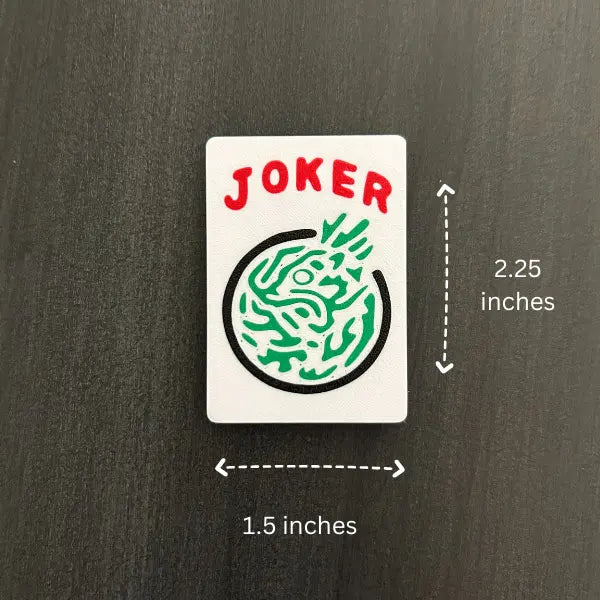 Mahjong/Mah Jongg Fridge Magnet, Whiteboard Magnet, Mahjong Gift- Game Night Decor Mahjong Jokers (4 Piece Set)