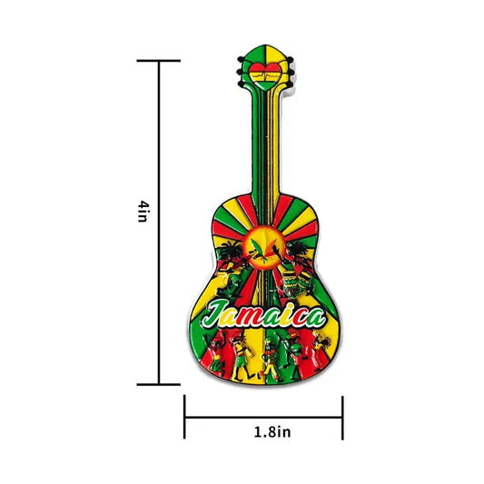 Decorative Fridge Magnets - Resin Refrigerator Decorating Magnets with Comic, Sporty Street, Irregular Animal, Animals & Nature, Jamaica Reggae Music Designs, All Ages Gift for Home Kitchen, Work Souvenir Memorabilia