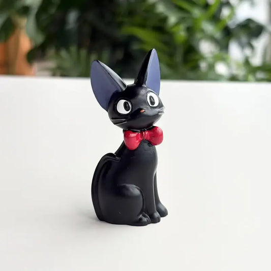Resin black cat figurine for home decor Figure