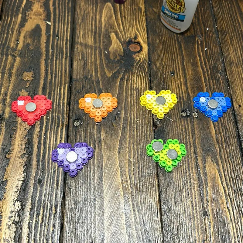 Mini heart magnets Decor