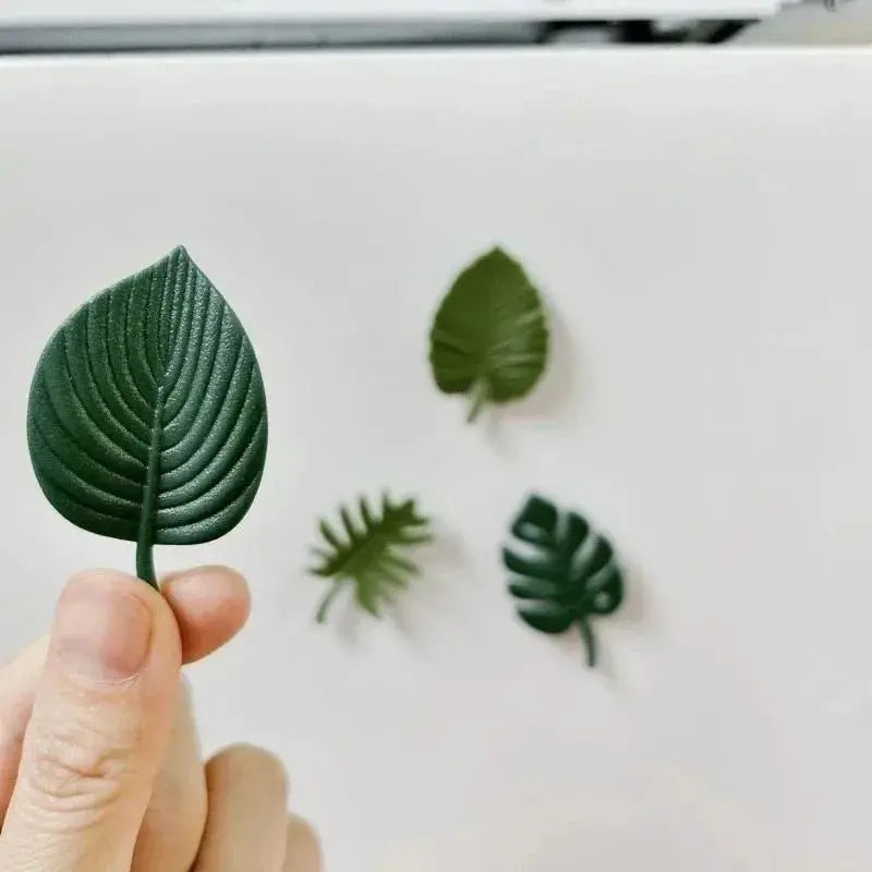 4pcs ABS-Ferrite Turtle Leaves Magnetic Kitchen Message Board with Storage - Eco-Friendly, Non-Toxic, Odorless Home Decor, Festive Gift Idea for Refrigerator-Wall Mounting
