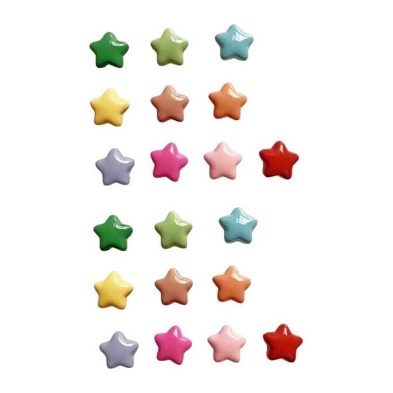 Star Shaped Refrigerator Magnet, 10pcs Mini Cute Fridge Magnet for Home Decor, Photo Message Note Holder, Kitchen Accessories-MM1