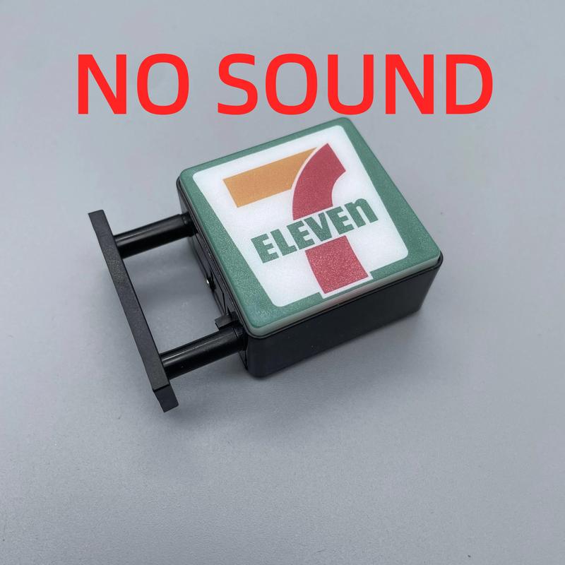 Mini Mart Store Sign Light-Up Fridge Magnet | Square Classic Style / Rectangle Storefront Style | Magnetic Display Deco
