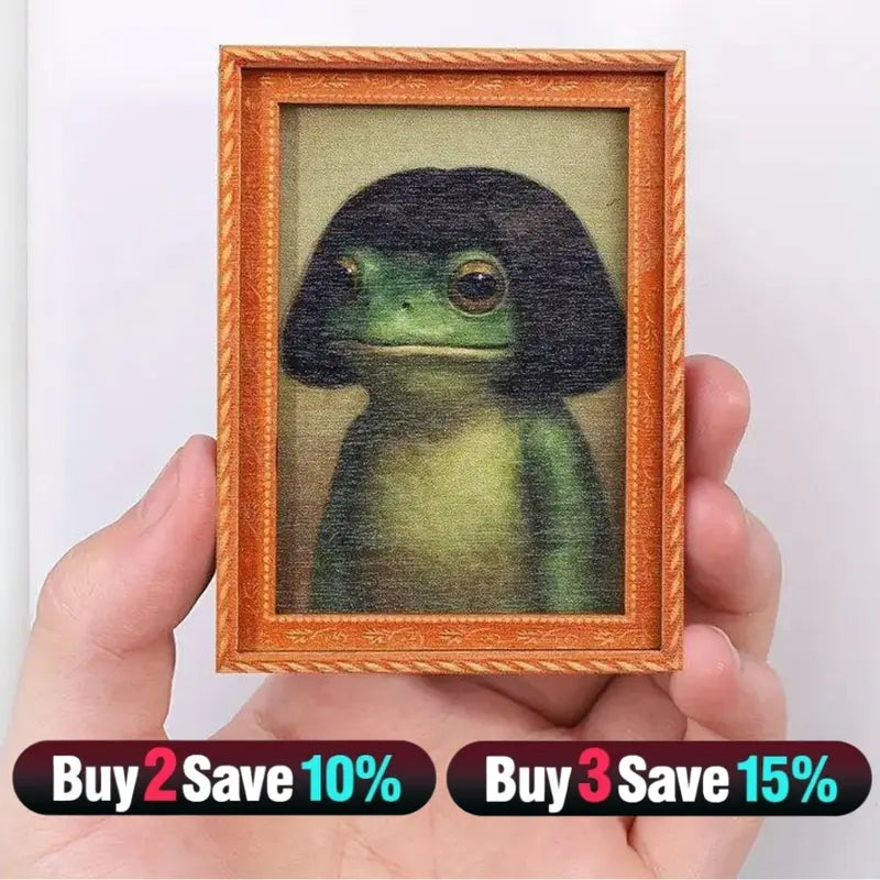 Funny Bob Haircut Frog Fridge Magnet - Weirdcore Decoration, Unique Decor, Cute Magnets for Fridge, 2026 Graduation Gift for Class of 2026, Sassy Keepsake, summerwins, Home & Kitchen Supplies, Party Gift