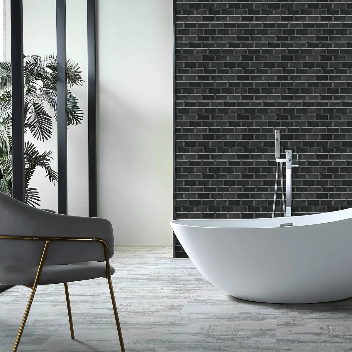6pcs/12pcs/24pcs Faux Marble Tile Wall Stickers, Self Adhesive Decal, Waterproof Oil-proof Easy-to-Apply Design, Suitable for Kitchen, Bathroom, Living Room Wall Decoration, Decorative Wall Sticker, 5.9in x 11.8in #TOP PICKS