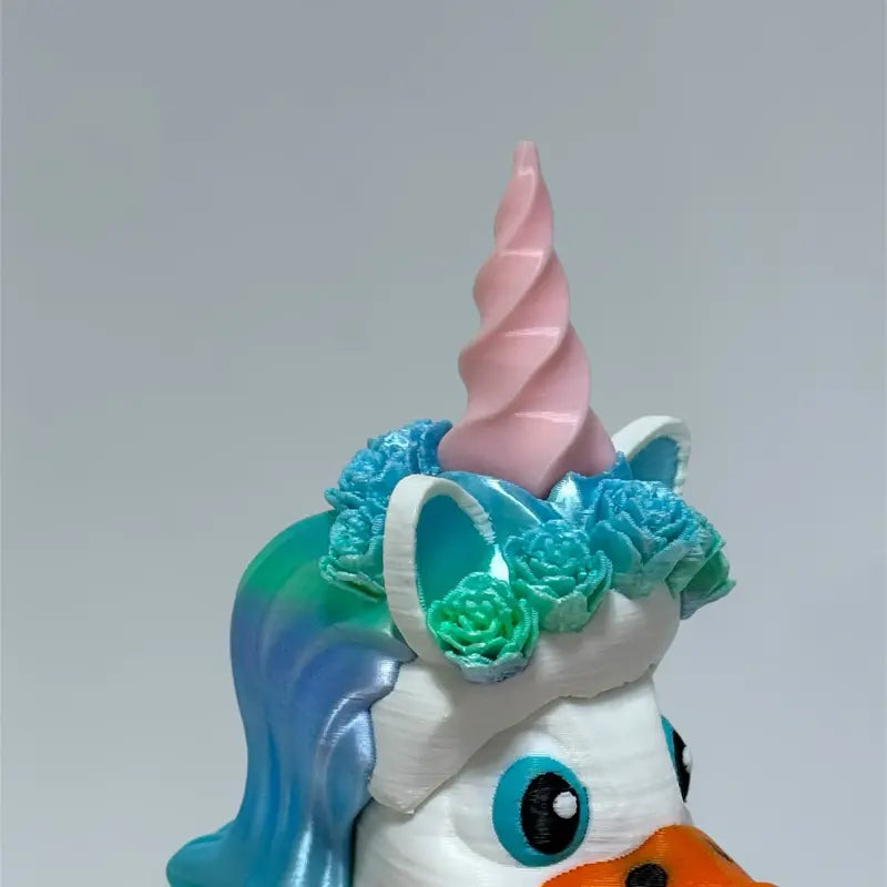 8-Inch 3D Printed Goose Figurine with Interchangeable Outfits, Shoes & Boots