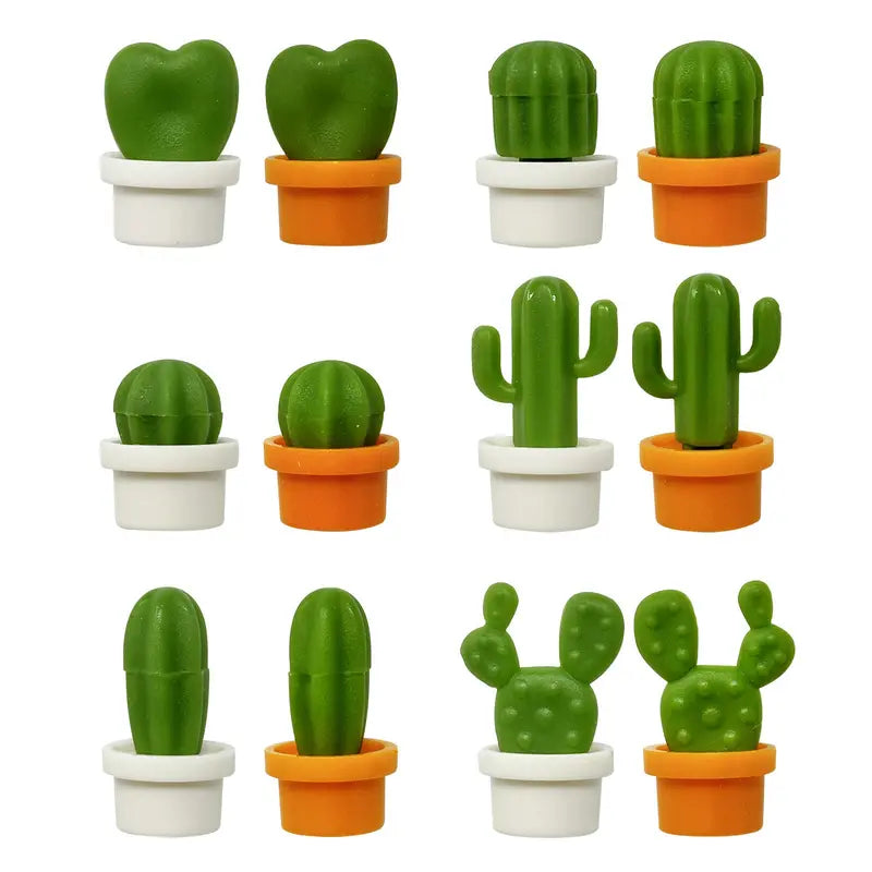 Wrapables Novelty Refrigerator Magnets for Kitchen, Whiteboards, Cabinets, and Lockers (Set of 12)