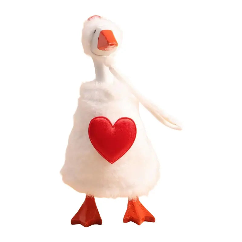 Desk Goose Outfits Porch Goose Outfits, 2 PCS 7 Inches Love Porch Geese Costume Accessories, Cute Desk Goose Clothes  Desktop Geese for Table Decoration