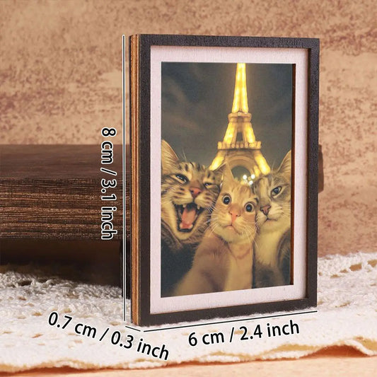 1PC Cute Cat Refrigerator Magnet, Fun Animal Fridge Magnet, Photo Magnets, Home Decor & Festive Decoration, Perfect Choice for Cat Lovers, Decorative, Refrigerator Decorating Magnet
