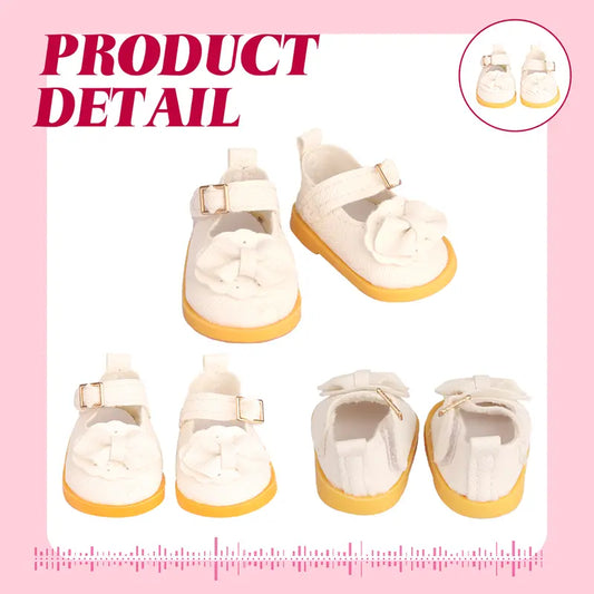 7-Inch Decorative Magnetic Desk Goose Figurine with Customized Craft Mini Shoes Set, Adorable Princess-Style Polyester DIY Specialty Supplies, Multiple Designs for Outfit Matching & Desk Decor, Gifts for Toys & Hobbies Enthusiasts