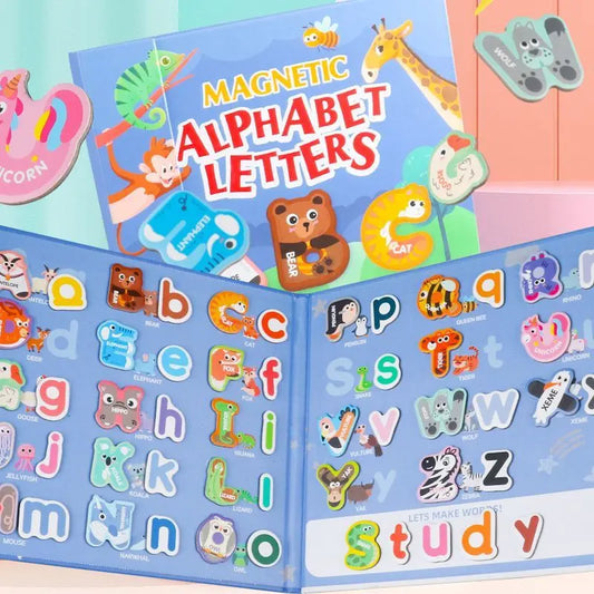Strong Magnetic Alphabet Letters with Fun Animal Characters - Ideal for Kids' Early Education; Fridge Magnets;Strong Hold for Fridge & Whiteboard;Perfect for Toddler Literacy & Fridge Decor; ivy fridge magnet diy fridge magnet