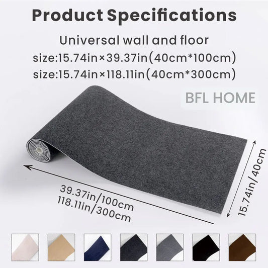 Self-Adhesive Multi-Color Wall Floor Decorative Stickers, Non-Slip Soft Material, Multiple Sizes Available, DIY Easy Cutting, Home Decoration, Anti Slip Sticker, Decal Sticker, Wall Decals Peel And Stick, Room Decor Wall
