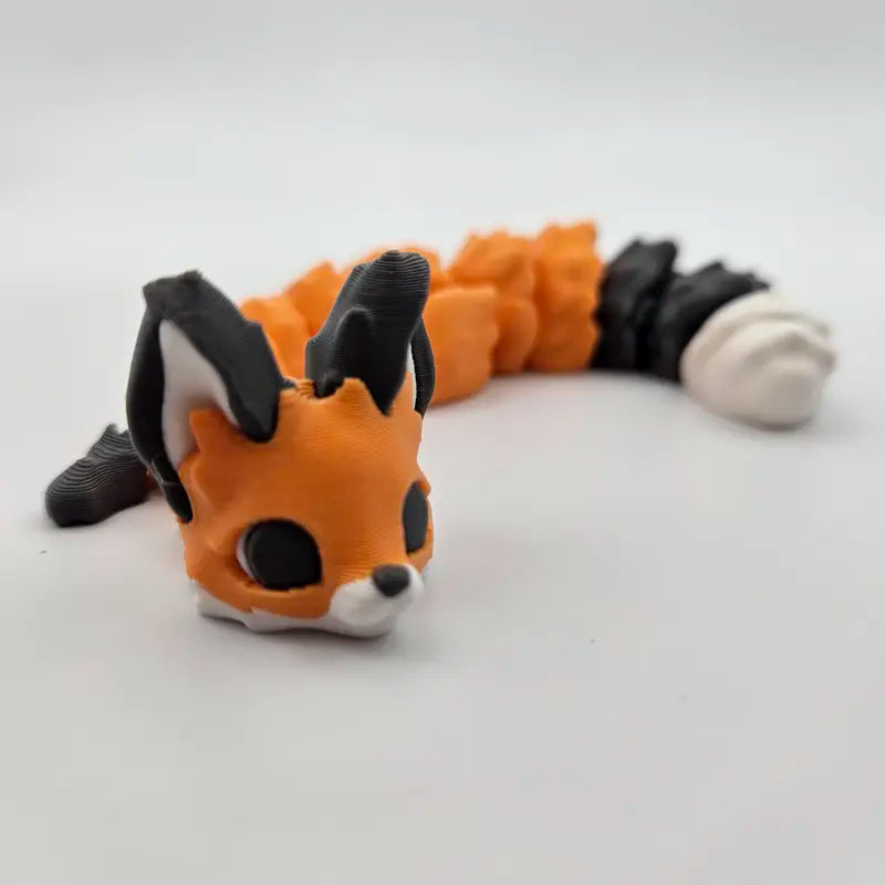 Yuna Fox | 3D Printed Articulating Figurine Great Gift and Desk Figure