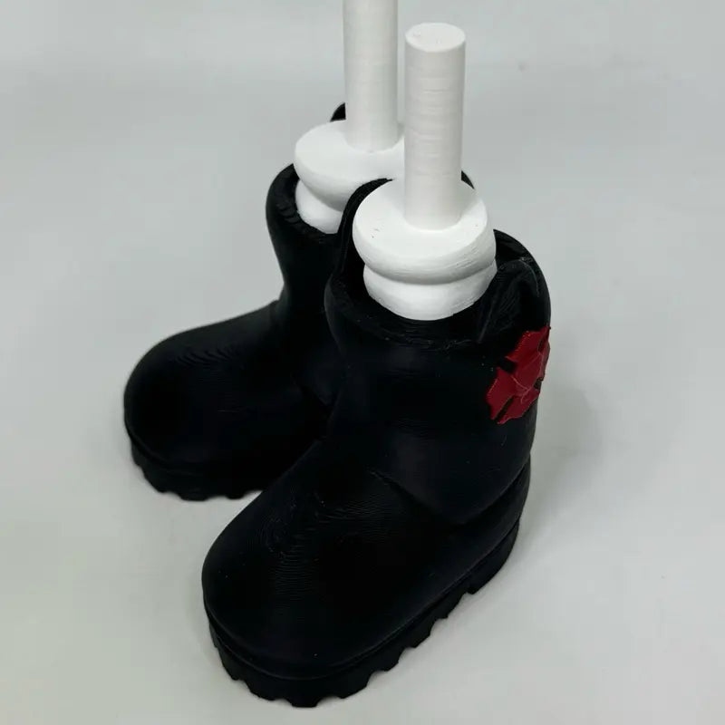 8-Inch 3D Printed Goose Figurine with Interchangeable Outfits, Shoes & Boots