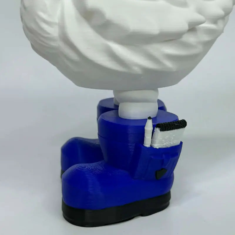 8-Inch 3D Printed Goose Figurine with Interchangeable Outfits, Shoes & Boots