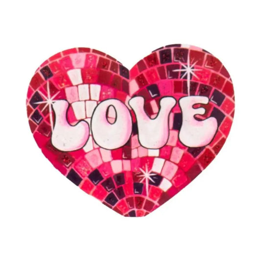 Disco “Love” Heart Magnet
