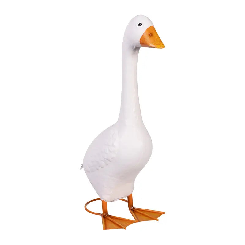 Giddy The Goose, Metal Porch Statue, 21"H