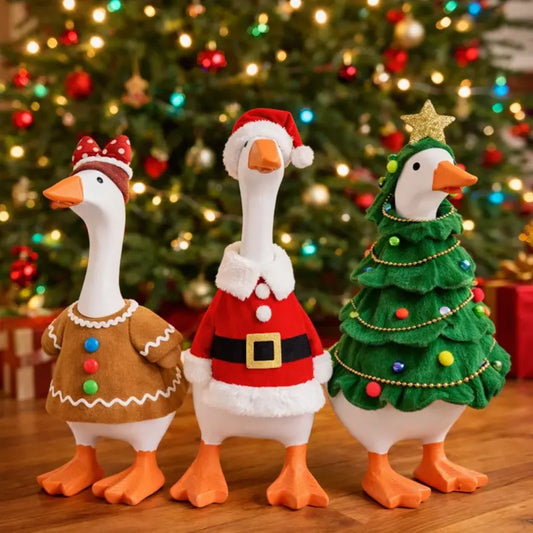 7 Inch Magnetic Goose Desk Organizer, Cute Resin Duck Statue with Magnetic Beak for Keys, Paper Clips and Small Tools, Funny Tabletop Decor for Home Office, Bedroom, Entryway, Dorm and Coworker Gift
