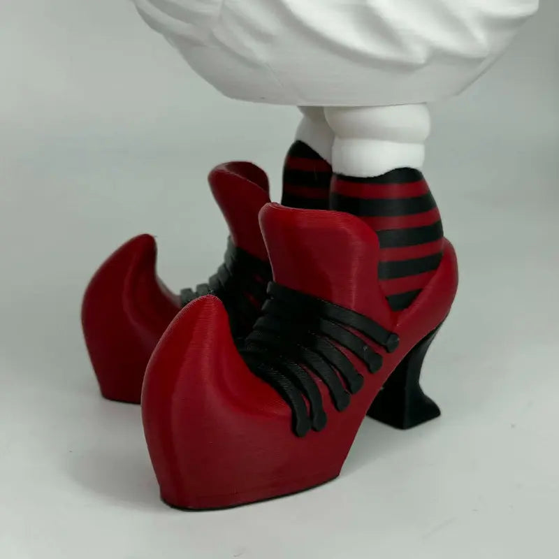 8-Inch 3D Printed Goose Figurine with Interchangeable Outfits, Shoes & Boots