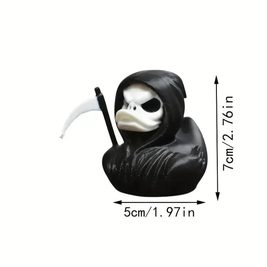 Halloween Decoration, Decoration Items, 3D Printed Horror Duck Statue, Unique Home Decor Ornament Gift Idea, Spooky Halloween Party Accessory, Decoration Figure, Figurines, Collectible Room Decor