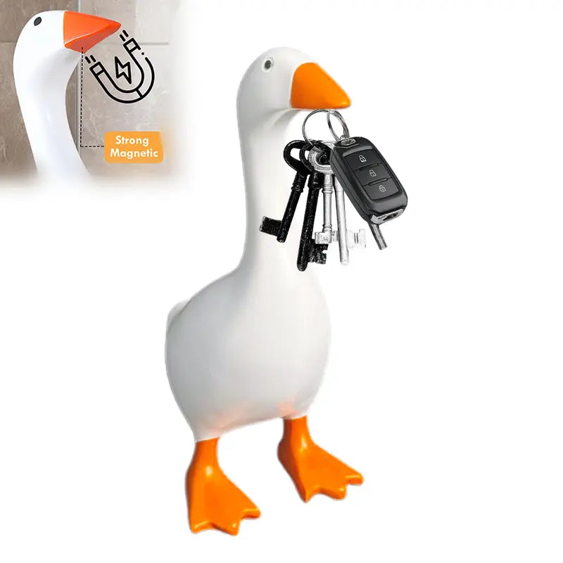 7 Inch Magnetic Desk Goose Plastic Football Costume Set (2 Pcs with Helmet & Jersey) - Cute Sport Outfit for Table Decoration, Fun Office DIY Accessory, Game Day Gift, Ornaments