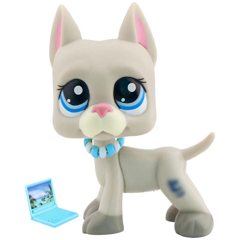 Miniature Great Dane Statues,Pet Figure Cat With Cute Accessories,Best Birthday, Christmas Gift for LPS Fans