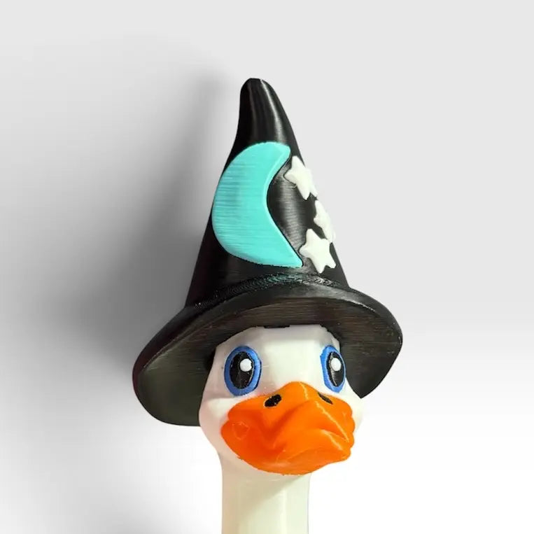 8-Inch 3D Printed Goose Figurine with Interchangeable Outfits, Shoes & Boots