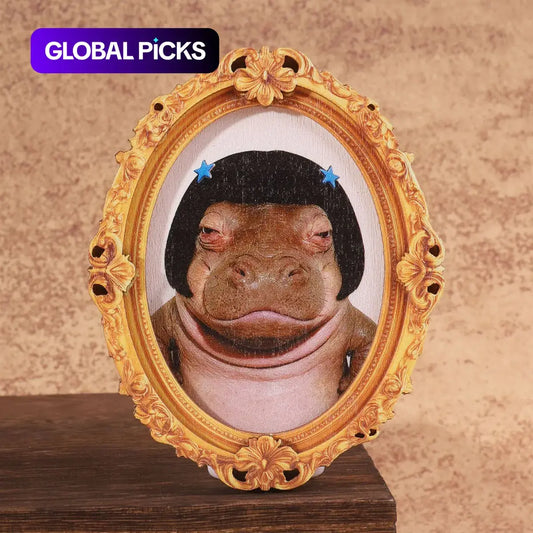 1PC Fun Hippos Magnetic Fridge Magnet, Cute Animal Design, Perfect for Living Room, Bedroom, Kitchen & Home Decor, Ideal Holiday Gift Idea, Cute Fridge Magnets #GLOBAL PICKS