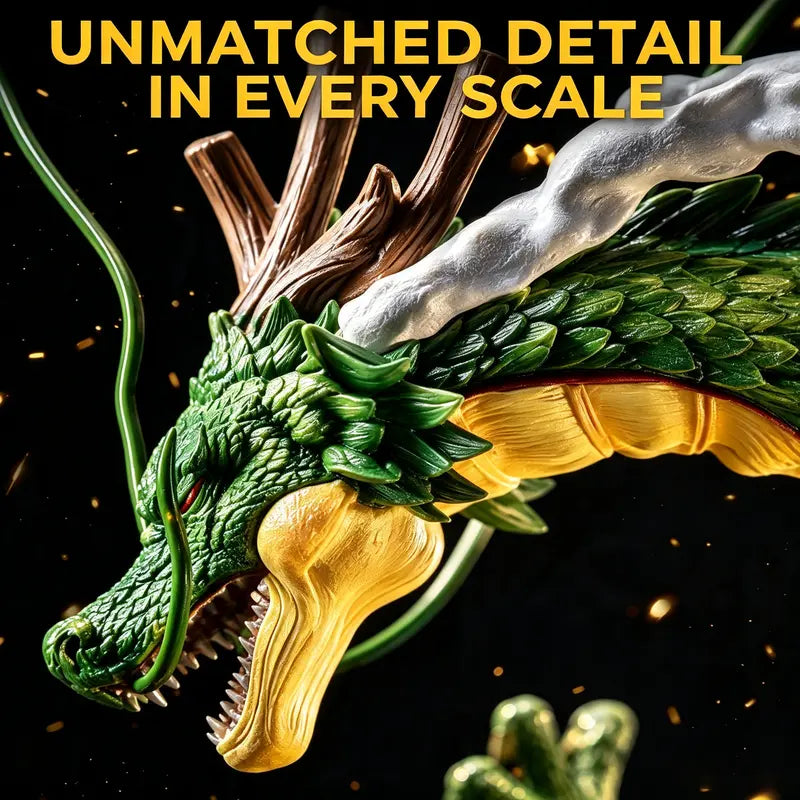 DLDA 24cm Detailed PVC Dragon Statue, Intricate-Detail Collectible Figurine, Gift-Boxed Decorative Ornaments, Room & House Decor for Collectors
