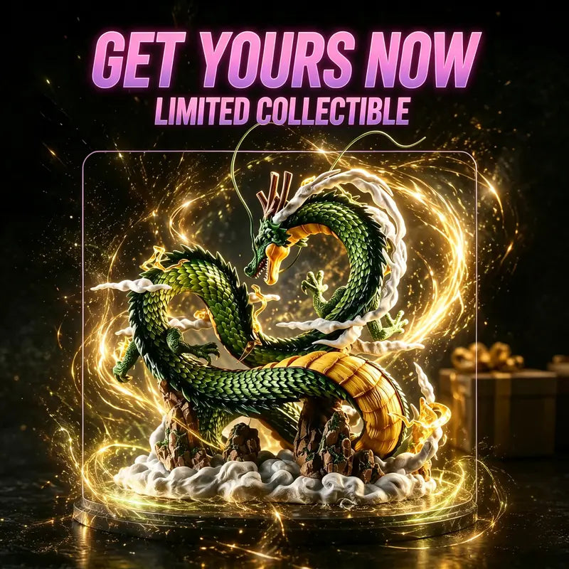 DLDA 24cm Detailed PVC Dragon Statue, Intricate-Detail Collectible Figurine, Gift-Boxed Decorative Ornaments, Room & House Decor for Collectors