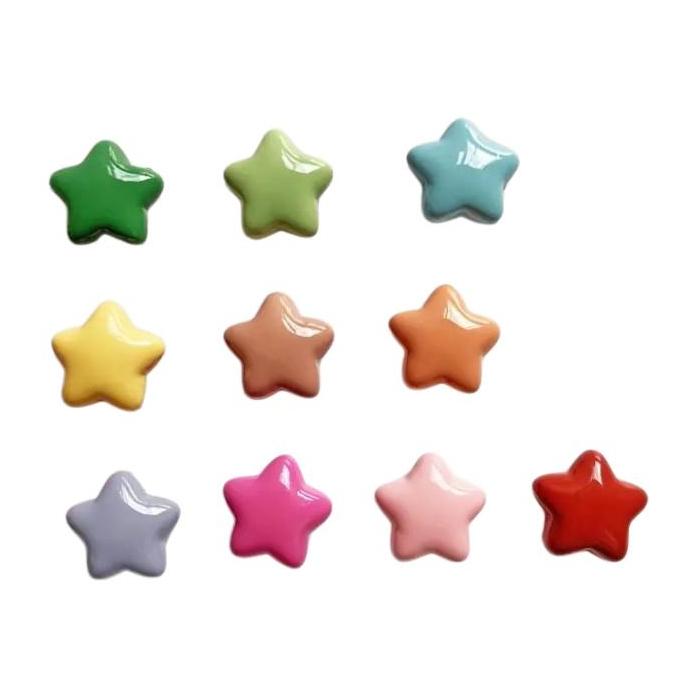 Star Shaped Refrigerator Magnet, 10pcs Mini Cute Fridge Magnet for Home Decor, Photo Message Note Holder, Kitchen Accessories-MM1