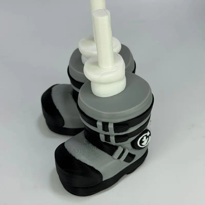 8-Inch 3D Printed Goose Figurine with Interchangeable Outfits, Shoes & Boots