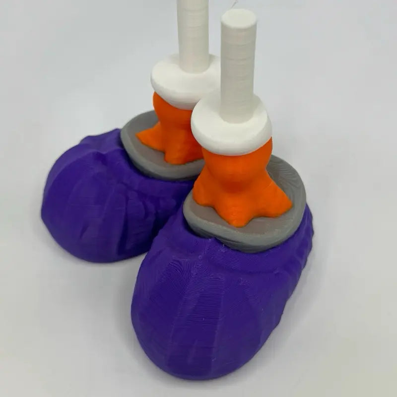 8-Inch 3D Printed Goose Figurine with Interchangeable Outfits, Shoes & Boots