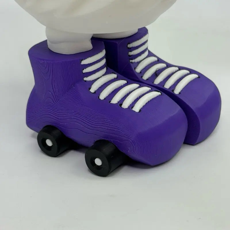 8-Inch 3D Printed Goose Figurine with Interchangeable Outfits, Shoes & Boots