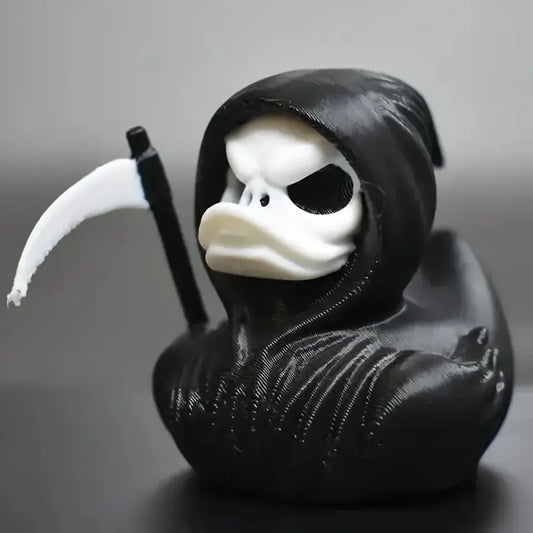 Halloween Decoration, Decoration Items, 3D Printed Horror Duck Statue, Unique Home Decor Ornament Gift Idea, Spooky Halloween Party Accessory, Decoration Figure, Figurines, Collectible Room Decor