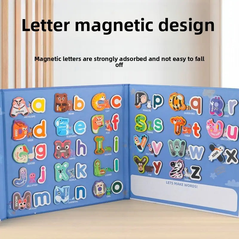 Strong Magnetic Alphabet Letters with Fun Animal Characters - Ideal for Kids' Early Education; Fridge Magnets;Strong Hold for Fridge & Whiteboard;Perfect for Toddler Literacy & Fridge Decor; ivy fridge magnet diy fridge magnet