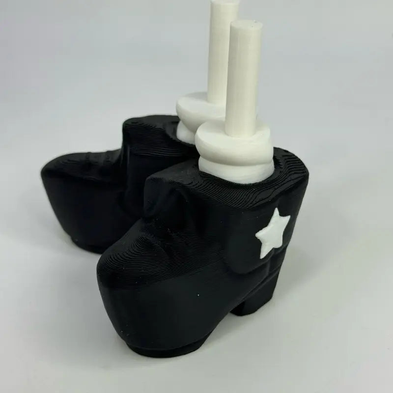 8-Inch 3D Printed Goose Figurine with Interchangeable Outfits, Shoes & Boots