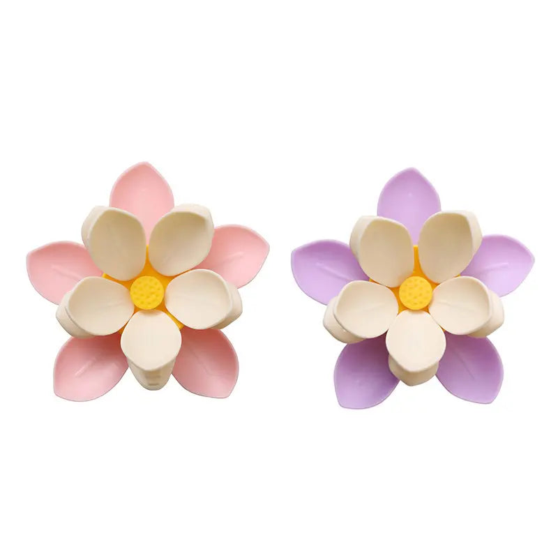 3D Lotus Magnetic Seal Clips Set of 10, Dual Layer Petal Design, Strong Magnetic Hold, Kitchen Moisture Proof, Snack Bag Sealer, File Folder, Refrigerator Magnet, Magnet Clips For Fridge