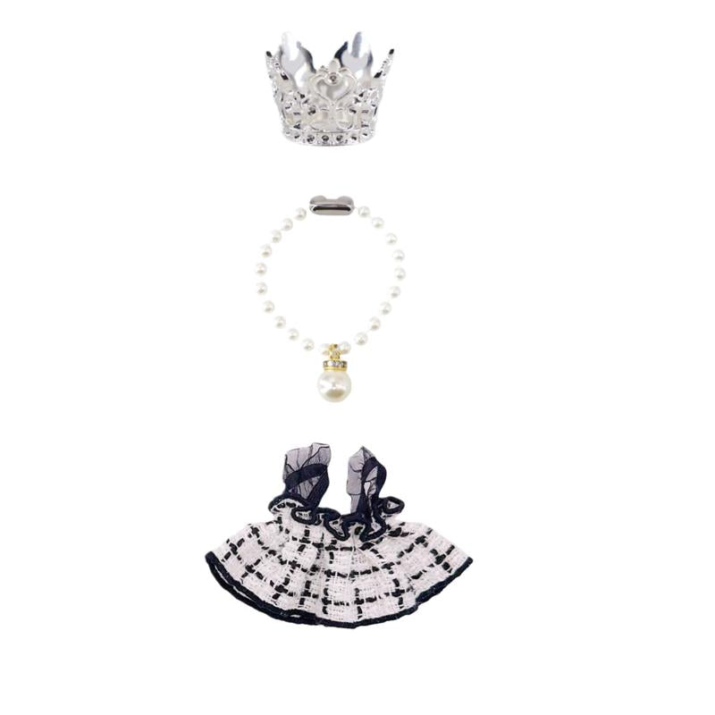 7 Inches Mini Desk Goose lattice Outfits Accessories for Magnetic Goose Mini Goose Outfit for Office Desk Decor