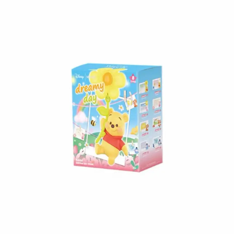Disney Winnie the Pooh Polaroid Frame Blind Box Figure - PVC Durable Collectible, 1 Single Box, 8 Regular Models, Refrigerator Magnets, Decorative Display, Fun Unboxing, Pooh Figures, Doubles as Fridge Magnet, Kids and Adults Fan Gift, Mystery Surprise